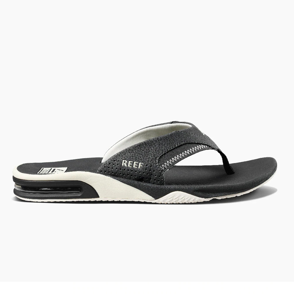 Reef Fanning Flip Flops Raven White