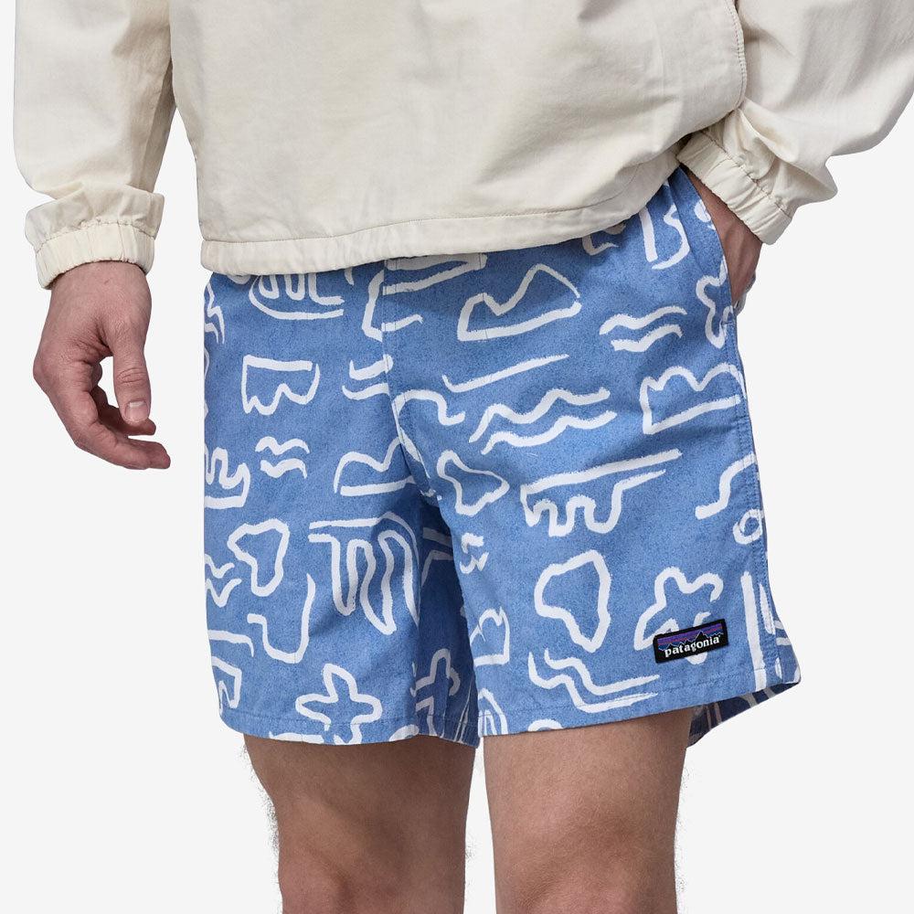 Patagonia Funhoggers Shorts Channel Islands Vessel Blue VESSEL L