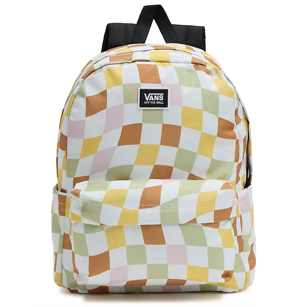 Vans yellow checkerboard on sale womens