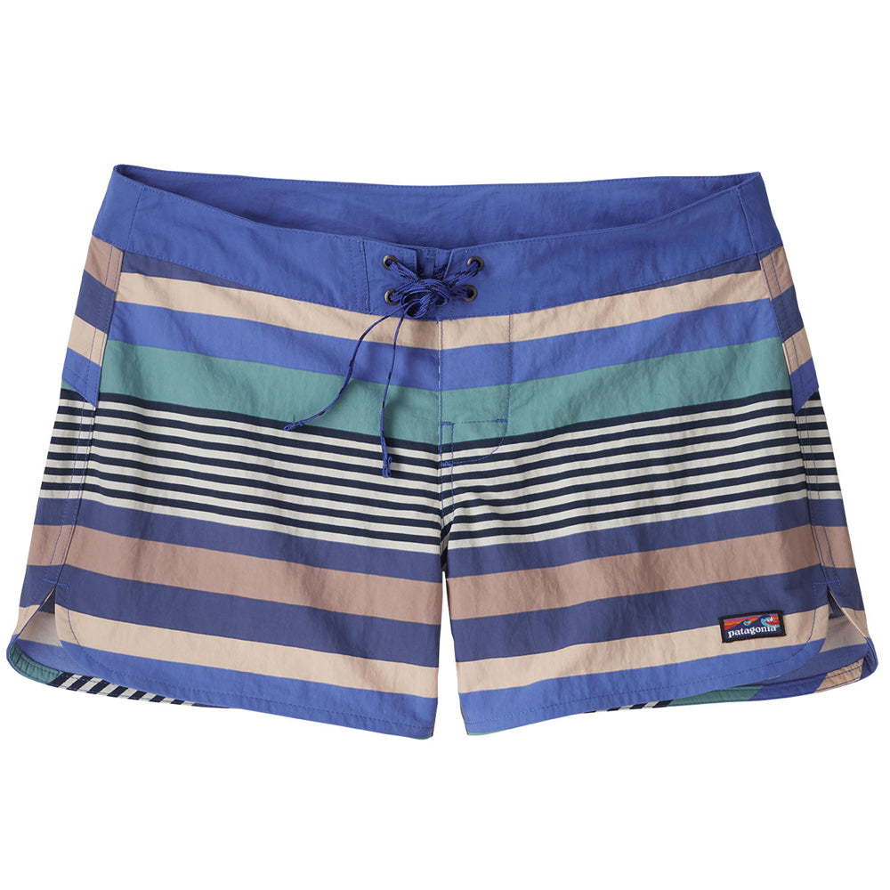 Patagonia - Women's Stretch Hydropeak Surf Shorts - Boardshorts - Cliffs  And Waves / Conifer Green | XS