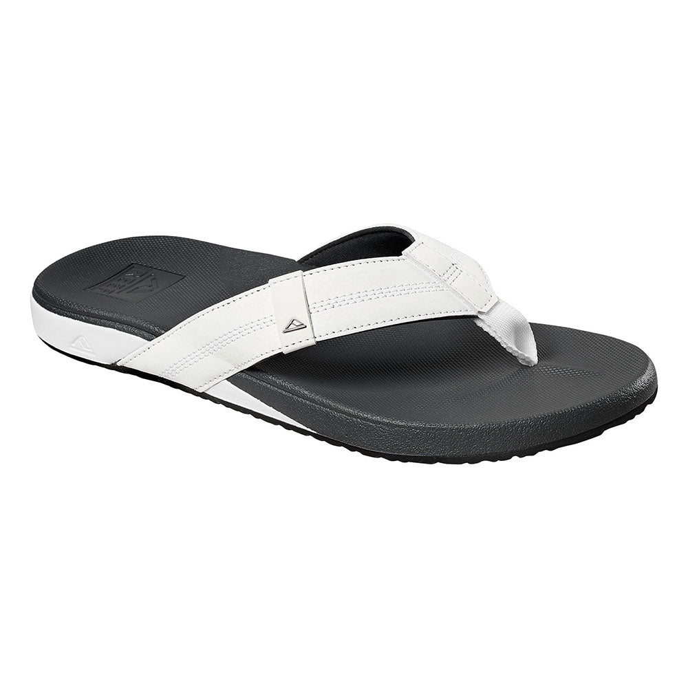 Reef Cushion Bounce Phantom Flip Flops White Charcoal