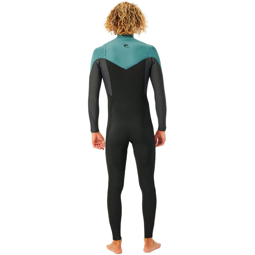 Rip deals Curl Dawn Patrol 3/2 Bsck Zip Wetsuit