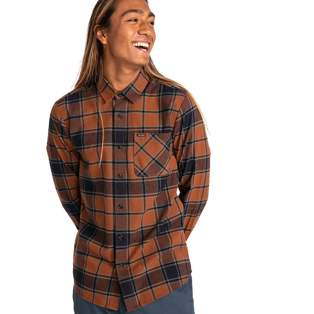 Volcom Caden Plaid Long Sleeve Shirt