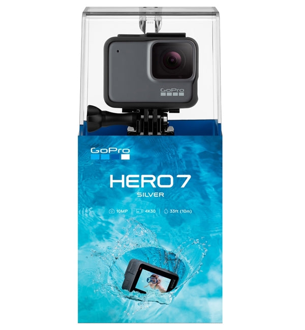 Go Pro Hero 7 Camera Silver+ - Inc Free SD Card – Ocean Sports  Boardridersguide