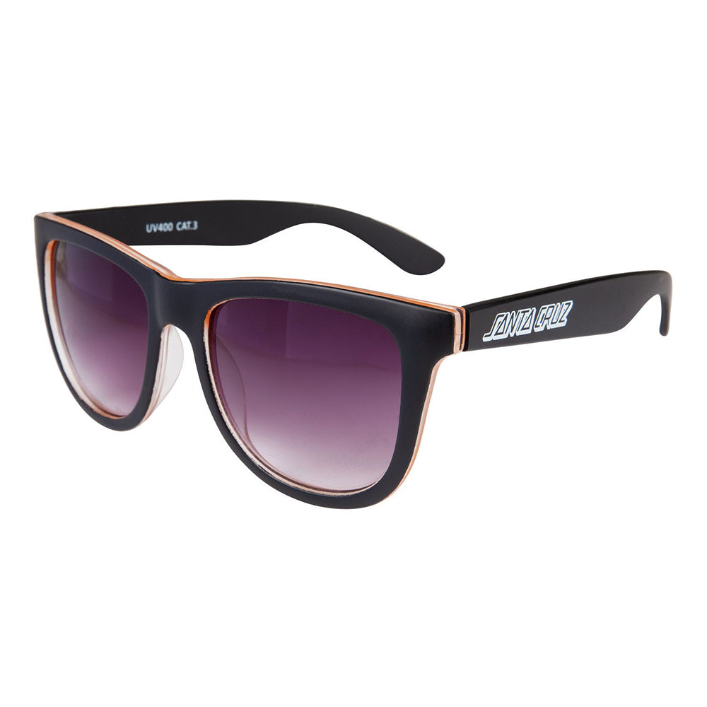 Santa Cruz boardridersguide Sunglasses – Black/Orange Bench 